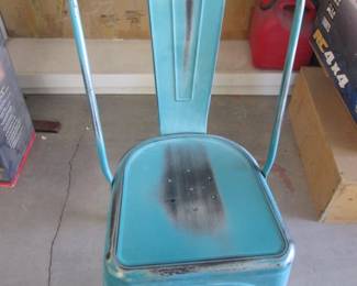 6-Commercial Grade Indoor/Outdoor Metal Stackable Chairs