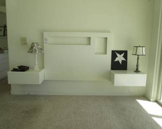 Queen-Size Headboard                                                                    (Buyer Required to Dissemble from Wall)