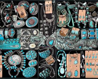 And Last But Not Least.....Lots of Sterling and Turquoise!