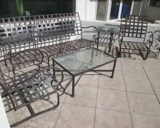 75" Sofa, 2-Chairs, Coffee & Side Tables