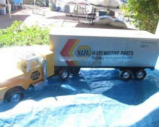 Vintage Napa Auto Parts Semi & Trailer