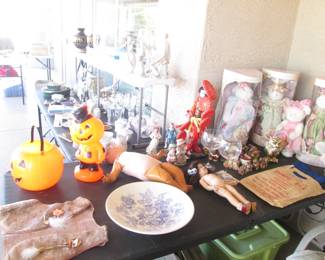 Japanese Woman Figurine, Red Kimono, Lefton Figurines