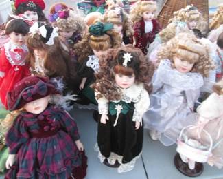 Doll-Lovers Department, Approximately 2-Dozen.                Reproduction Doll By "Schmitt & Fils" + "Ideal" P-91 Doll 