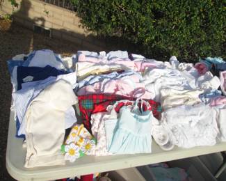 OODLES of BABY CLOTHING, Size Ranges:  0-3 Months, 6-9 Months, 12-24 Months
