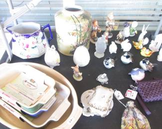 Kutani Japan Hand-Painted Vase, Le Creuset, New Casseroles, Goebel 