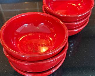 Mamma Ro Made in Italy Red Bowls