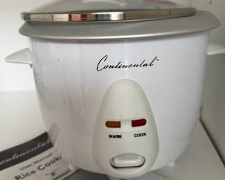 Continental Electric 6-Cup (3-Cup Uncooked) Rice Cooker (Model CE23201)