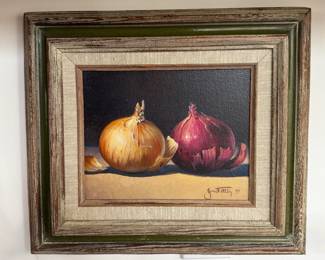 Art Piece of Onions by Artist Jim Fetter (1999)