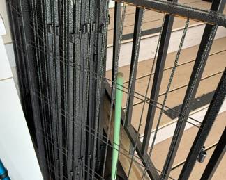 Black Metal Pen or Safety Fencing