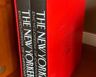 Two-Volume Set of The New Yorker Encyclopedia of Cartoons in Slipcase