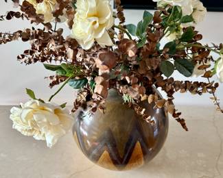 Artificial Autumn Arrangement in a Decorative Vase