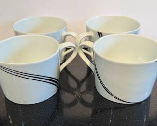 Four Block Spal "White Pearl" Cups