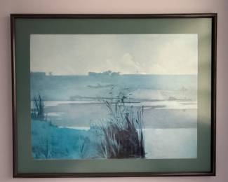 Framed/Matted Print "Arques-la-Bataille" by American Impressionist Artist John Henry Twachtman