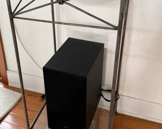 Metal Plant Stand with Glass Shelf