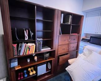 book case with file compartments