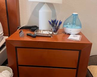 side table and lamp