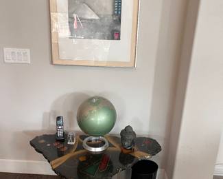 one of a kind side table-signed