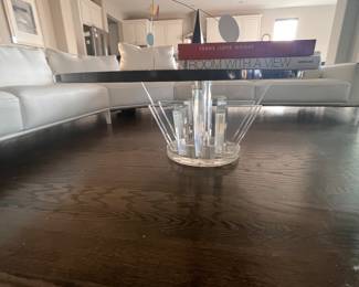modern glass coffee table
