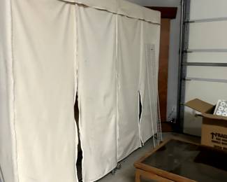 rolling, covered storage