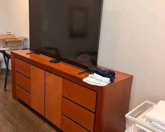 dresser and tv