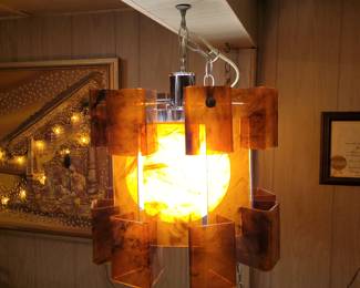 MCM acrylic light fixture