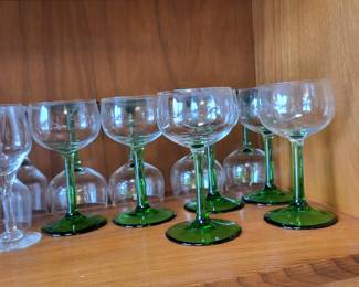 VINTAGE RHINE WINE GLASSES