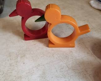 BAKELITE NAPKIN  RINGS