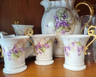 ANTIQUE VICTORIAN CHOCOLATE SET