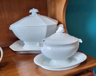 ANTIQUE SERVING PIECES