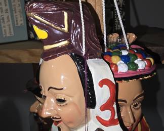 vintage carnival prizes - collectible face masks by Pfaff