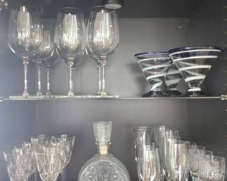 Crystal and fine-glass stemware