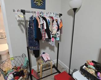 Children's clothes, beanie babies, etc