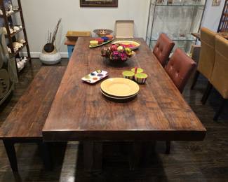 Acacia wood table