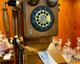 Vintage Wall Telephone 