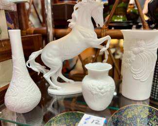 White Bisque Figurines 