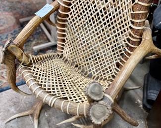 Elk Horn & Hide Chair 