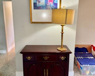 Drexel buffet. Uttermost lamp