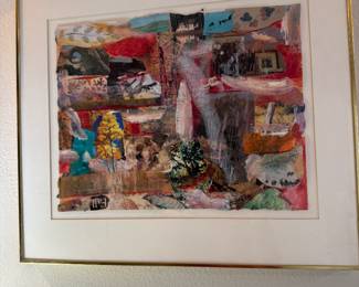 Mixed media collage