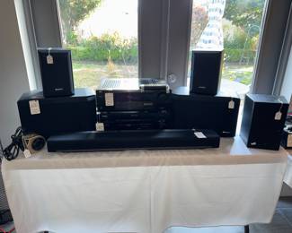 Sonos sound bar, Denon, JVC, Sony, Bose Speakers