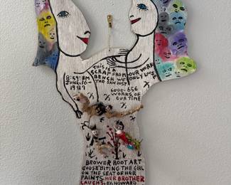 Howard Finster Folk Art $800