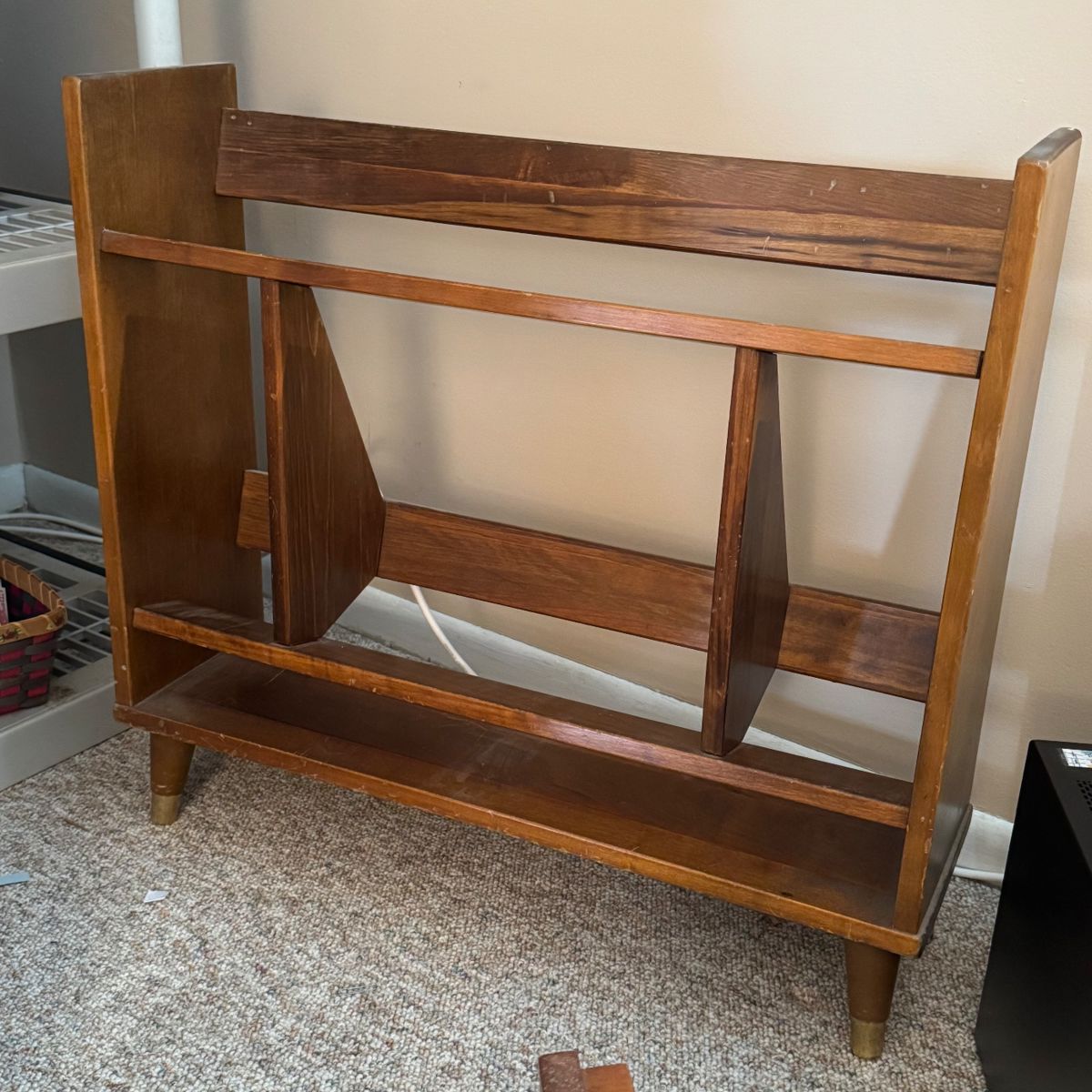 $120, MCM Record & Book Case, Very Good Condition with Light Wear