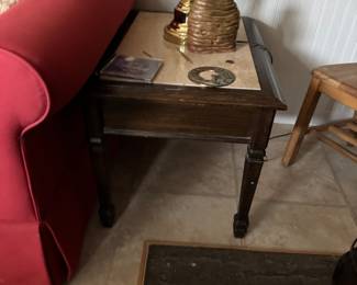 2nd table of set, facing backwards.