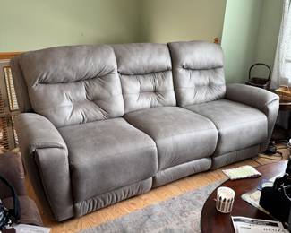 $350, Powered Recliner Couch, Very Good Condition with light wear.