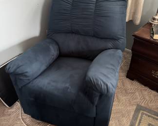 $75, Soft Cushy Recliner, Very Good shape with some wear.