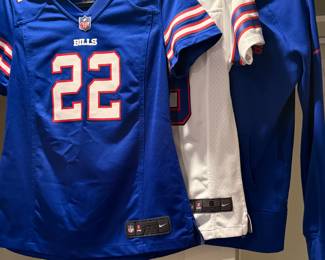 Lots of Buffalo Bills, Toronto Bluejays, and Torontos Raptors gear