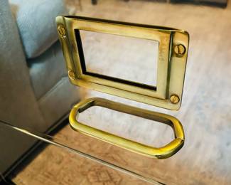 Crate and Barrel filing cabinet detail