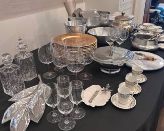 Waterfor, Limoges, Haviland, Riedel, and more!