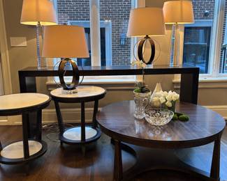 Hickory Chair custom occasional and coffee tables