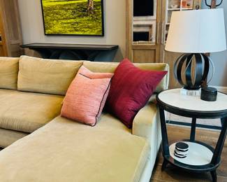 Gresham House couch detail. Handcrafted in Ontario, Canada