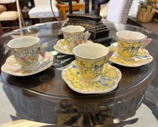 Butterfly "Formalities" by Baum Bros Tea Cup/Saucer (4)